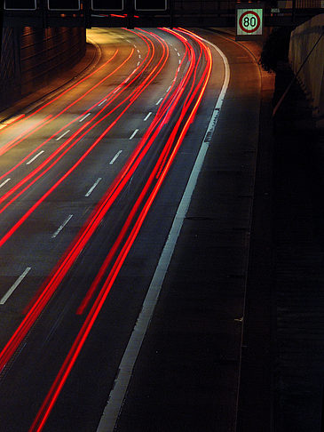 Fotos Autobahn bei Nacht | Berlin