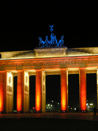 Foto Brandenburger Tor bei Nacht - Berlin