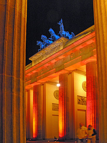 Foto Brandenburger Tor bei Nacht
