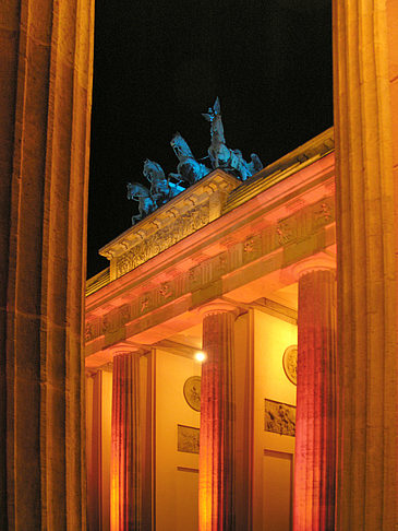 Foto Brandenburger Tor bei Nacht