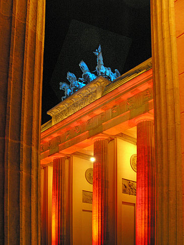 Foto Brandenburger Tor bei Nacht