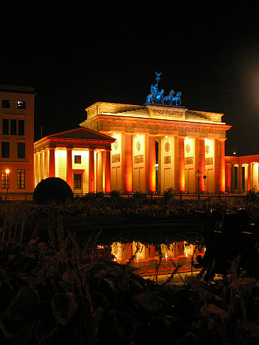 Pariser Platz bei Nacht Fotos