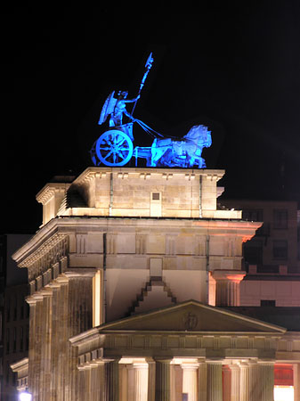 Foto Quadriga bei Nacht