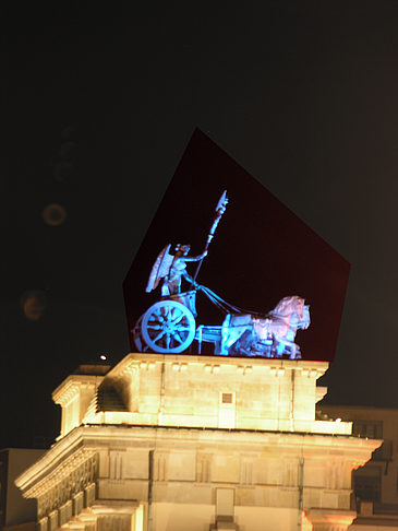 Quadriga bei Nacht Foto 