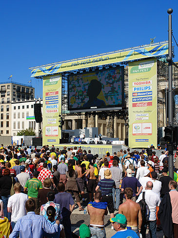 Showbühne am Brandenburger Tor Fotos