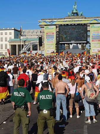 Leinwand und Fans