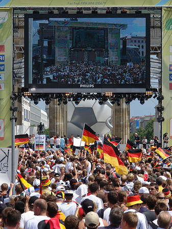 Foto Leinwand und Fans - Berlin