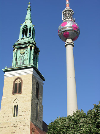 Fernsehturm und Marienkirche