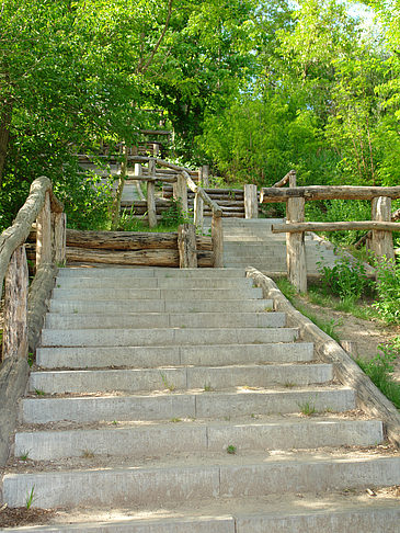 Treppe auf den Drachenfliegerberg