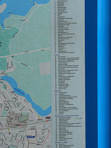 Foto Stadtplan - Potsdam