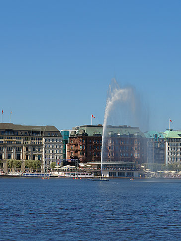 Foto Fontäne auf der Binnenalster