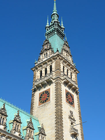 Foto Rathaus Turm - Hamburg