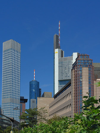 Foto Eurotower mit Commerzbanktower