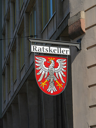 Schild vom Ratskeller