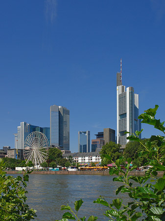 Fotos Skyline von Frankfurt mit Riesenrad | Frankfurt am Main