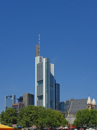 Fotos Skyline von Frankfurt mit Schöfferhofer Weizen | Frankfurt am Main