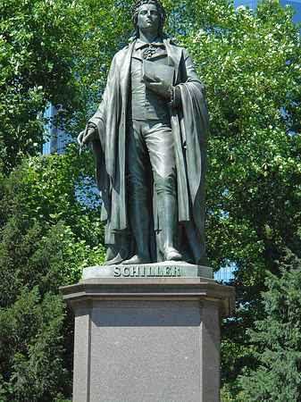 Statue von Schiller Fotos