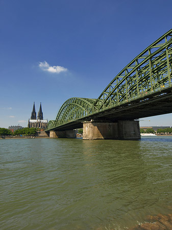 Hohenzollernbrücke am Kölner Dom
