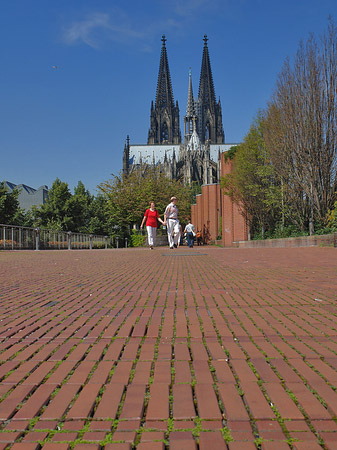 Foto Weg zum Kölner Dom