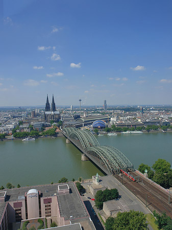 Hohenzollernbrücke und Kölner Dom Fotos