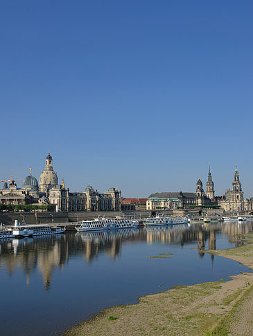 Foto Blick über die Elbe - Dresden