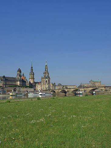 Blick auf die Brühlsche Terrasse