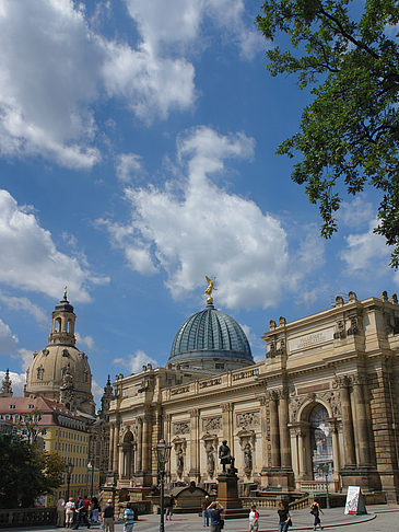 Foto Frauenkirche und Kunstakademie - Dresden