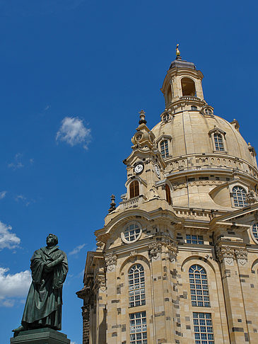 Frauenkirche und Lutherdenkmal Fotos