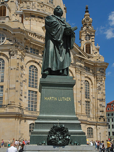 Frauenkirche und Lutherdenkmal Fotos