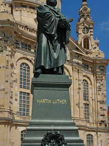 Foto Frauenkirche und Lutherdenkmal