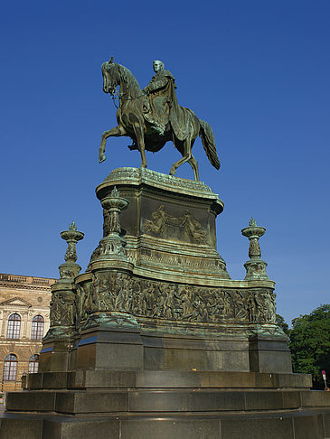 König-Johann-Statue Foto 