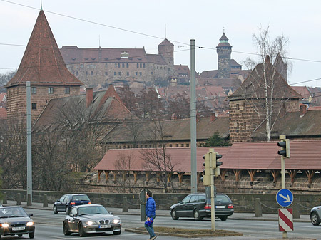 Foto Stadtmauer und Burg - Nürnberg