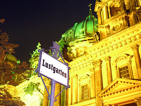 Lustgarten bei Nacht Fotos