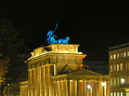 Brandenburger Tor bei Nacht Fotos