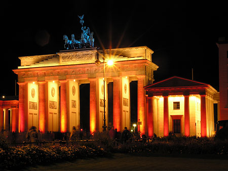 Foto Brandenburger Tor bei Nacht - Berlin