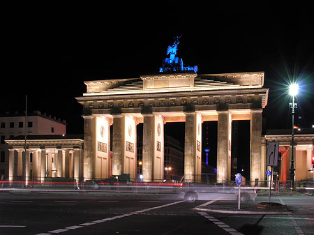 Foto Brandenburger Tor bei Nacht - Berlin