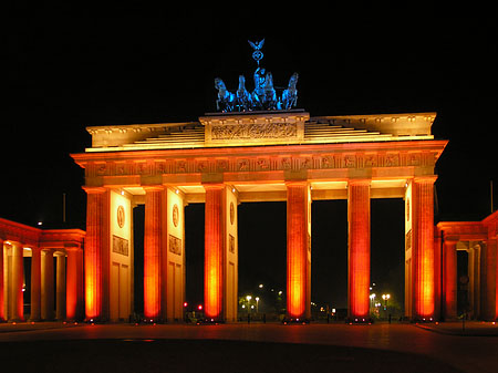 Brandenburger Tor bei Nacht