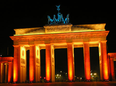 Foto Brandenburger Tor bei Nacht
