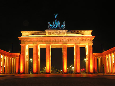 Foto Brandenburger Tor bei Nacht