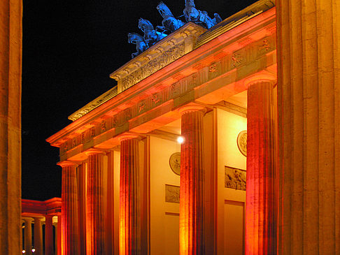 Foto Brandenburger Tor bei Nacht - Berlin