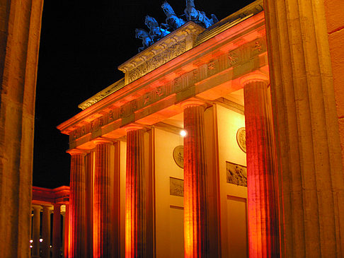 Foto Brandenburger Tor bei Nacht - Berlin