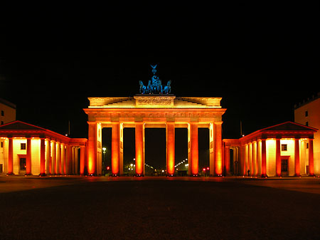 Foto Brandenburger Tor bei Nacht - Berlin