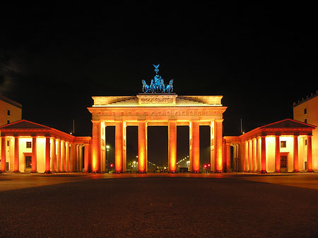 Foto Brandenburger Tor bei Nacht