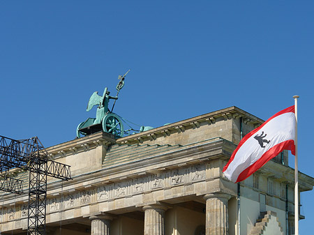 Brandenburger Tor mit Fanmeile