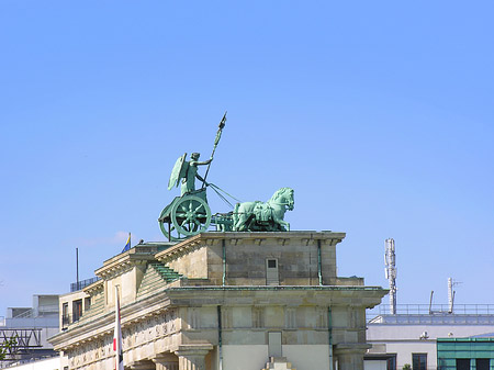 Foto Brandenburger Tor mit Fanmeile