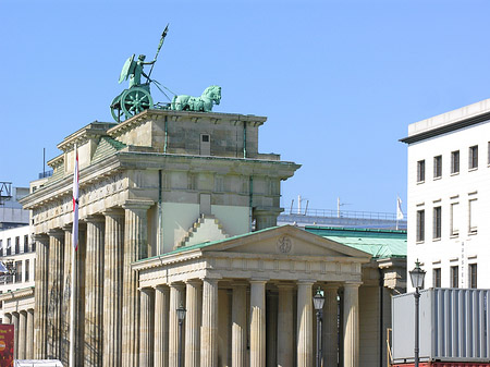 Foto Brandenburger Tor mit Fanmeile