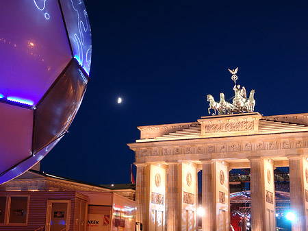 Foto Brandenburger Tor bei Nacht - Berlin