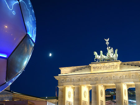 Foto Brandenburger Tor bei Nacht - Berlin