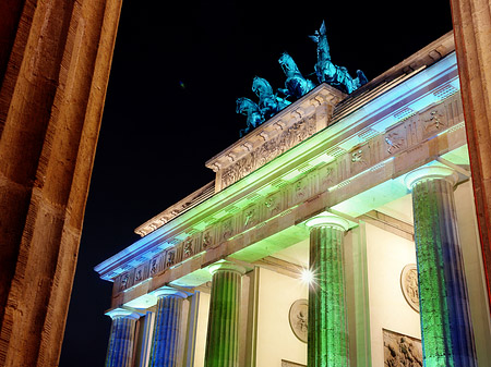Foto Brandenburger Tor bei Nacht - Berlin