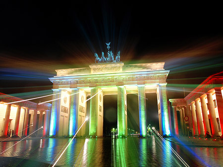 Foto Brandenburger Tor bei Nacht